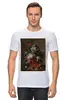 Заказать мужскую футболку в Москве. Футболка классическая Ваза с цветами (Ян ван Хёйсум) от trend - готовые дизайны и нанесение принтов.