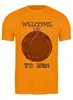 Заказать мужскую футболку в Москве. Футболка классическая Welcome to hell от mefff@list.ru - готовые дизайны и нанесение принтов.