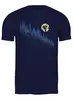 Заказать мужскую футболку в Москве. Футболка классическая Moon Rider от oneredfoxstore@gmail.com - готовые дизайны и нанесение принтов.