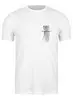Заказать мужскую футболку в Москве. Футболка классическая jaks x undertattoo white  от Jaks - готовые дизайны и нанесение принтов.