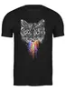 Заказать мужскую футболку в Москве. Футболка классическая Радужный кот от ISliM - готовые дизайны и нанесение принтов.