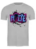 Заказать мужскую футболку в Москве. Футболка классическая Ride Colors от oneredfoxstore@gmail.com - готовые дизайны и нанесение принтов.