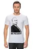 Заказать мужскую футболку в Москве. Футболка классическая Путин от Владимир Волчков - готовые дизайны и нанесение принтов.