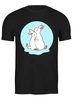 Заказать мужскую футболку в Москве. Футболка классическая Lovers Bunny от skynatural - готовые дизайны и нанесение принтов.