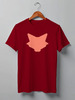 Заказать мужскую футболку в Москве. Футболка классическая Fox Here от oneredfoxstore@gmail.com - готовые дизайны и нанесение принтов.