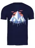 Заказать мужскую футболку в Москве. Футболка классическая Mountains от oneredfoxstore@gmail.com - готовые дизайны и нанесение принтов.