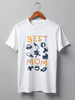 Заказать мужскую футболку в Москве. Футболка классическая Best Mom от litium - готовые дизайны и нанесение принтов.