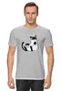Заказать мужскую футболку в Москве. Футболка классическая Просто кот от ПРИНТЫ ПЕЧАТЬ  - готовые дизайны и нанесение принтов.