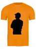 Заказать мужскую футболку в Москве. Футболка классическая Человек в каске от BAD OWL - готовые дизайны и нанесение принтов.