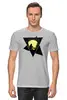 Заказать мужскую футболку в Москве. Футболка классическая Moon Friends от oneredfoxstore@gmail.com - готовые дизайны и нанесение принтов.