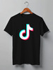 Заказать мужскую футболку в Москве. Футболка классическая TikTok  от DESIGNER   - готовые дизайны и нанесение принтов.