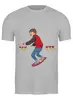 Заказать мужскую футболку в Москве. Футболка классическая Марти Макфлай от YellowCloverShop - готовые дизайны и нанесение принтов.