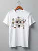 Заказать мужскую футболку в Москве. Футболка классическая Skulls от oneredfoxstore@gmail.com - готовые дизайны и нанесение принтов.