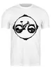 Заказать мужскую футболку в Москве. Футболка классическая Mountain Bike от oneredfoxstore@gmail.com - готовые дизайны и нанесение принтов.