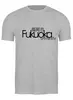 Заказать мужскую футболку в Москве. Футболка классическая Fukuoka University Black от JPshirt - готовые дизайны и нанесение принтов.