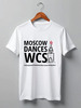Заказать мужскую футболку в Москве. Футболка классическая Moscow Dances WCS (IFWCS 2017) от WCS.im - готовые дизайны и нанесение принтов.
