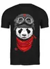 Заказать мужскую футболку в Москве. Футболка классическая Панда (Panda) от coolmag - готовые дизайны и нанесение принтов.