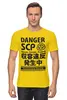 Заказать мужскую футболку в Москве. Футболка классическая SCP Foundation от geekbox - готовые дизайны и нанесение принтов.