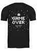 Заказать мужскую футболку в Москве. Футболка классическая Game Over от ingenervolos@gmail.com - готовые дизайны и нанесение принтов.