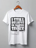 Заказать мужскую футболку в Москве. Футболка классическая I Still Believe in Outer Space от OEX design - готовые дизайны и нанесение принтов.