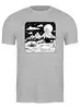Заказать мужскую футболку в Москве. Футболка классическая Mountains от oneredfoxstore@gmail.com - готовые дизайны и нанесение принтов.