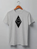 Заказать мужскую футболку в Москве. Футболка классическая Fox Here от oneredfoxstore@gmail.com - готовые дизайны и нанесение принтов.