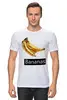 Заказать мужскую футболку в Москве. Футболка классическая Желтые бананы от Виктория  - готовые дизайны и нанесение принтов.