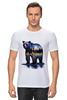 Заказать мужскую футболку в Москве. Футболка классическая Медведь от Сергей  - готовые дизайны и нанесение принтов.