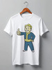 Заказать мужскую футболку в Москве. Футболка классическая Vault Boy от YellowCloverShop - готовые дизайны и нанесение принтов.