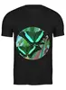 Заказать мужскую футболку в Москве. Футболка классическая Зеленые бабочки от aleksandra.boldy@mail.ru - готовые дизайны и нанесение принтов.