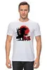 Заказать мужскую футболку в Москве. Футболка классическая  Ninja Fox от oneredfoxstore@gmail.com - готовые дизайны и нанесение принтов.