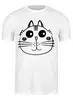 Заказать мужскую футболку в Москве. Футболка классическая Cats Here от oneredfoxstore@gmail.com - готовые дизайны и нанесение принтов.