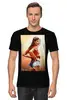 Заказать мужскую футболку в Москве. Футболка классическая Девушка от Никита Коледенков - готовые дизайны и нанесение принтов.