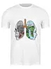 Заказать мужскую футболку в Москве. Футболка классическая Lungs Landscape от Павел Павел - готовые дизайны и нанесение принтов.