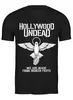 Заказать мужскую футболку в Москве. Футболка классическая Hollywood Undead от geekbox - готовые дизайны и нанесение принтов.