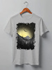 Заказать мужскую футболку в Москве. Футболка классическая Night Forest Ride от oneredfoxstore@gmail.com - готовые дизайны и нанесение принтов.