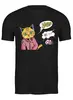 Заказать мужскую футболку в Москве. Футболка классическая Cats Here от oneredfoxstore@gmail.com - готовые дизайны и нанесение принтов.