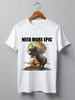Заказать мужскую футболку в Москве. Футболка классическая Epic T-shirt от Hangover - готовые дизайны и нанесение принтов.