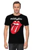 Заказать мужскую футболку в Москве. Футболка классическая The Rolling Stones от BeliySlon - готовые дизайны и нанесение принтов.