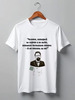 Заказать мужскую футболку в Москве. Футболка классическая О человеке от Виктор Гришин - готовые дизайны и нанесение принтов.