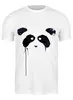 Заказать мужскую футболку в Москве. Футболка классическая Panda от Антонио Венце - готовые дизайны и нанесение принтов.