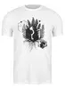 Заказать мужскую футболку в Москве. Футболка классическая Hexagon Fern Skulls от oneredfoxstore@gmail.com - готовые дизайны и нанесение принтов.