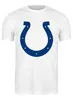 Заказать мужскую футболку в Москве. Футболка классическая Indianapolis Colts от dobryidesign - готовые дизайны и нанесение принтов.