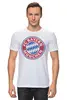 Заказать мужскую футболку в Москве. Футболка классическая Бавария Мюнхен от coolmag - готовые дизайны и нанесение принтов.