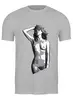Заказать мужскую футболку в Москве. Футболка классическая Kate Moss от Женя Ильин - готовые дизайны и нанесение принтов.