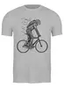 Заказать мужскую футболку в Москве. Футболка классическая Bike Punk  от oneredfoxstore@gmail.com - готовые дизайны и нанесение принтов.