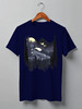 Заказать мужскую футболку в Москве. Футболка классическая Over The Train от oneredfoxstore@gmail.com - готовые дизайны и нанесение принтов.