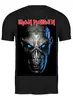 Заказать мужскую футболку в Москве. Футболка классическая Iron Maiden Band от Leichenwagen - готовые дизайны и нанесение принтов.
