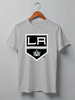 Заказать мужскую футболку в Москве. Футболка классическая Los Angeles Kings / NHL USA от KinoArt - готовые дизайны и нанесение принтов.