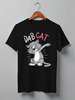 Заказать мужскую футболку в Москве. Футболка классическая Dab cat от skynatural - готовые дизайны и нанесение принтов.